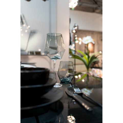 Kare Design KARE komplet 4 kieliszków do wina DIAMOND SMOKE 660 ml