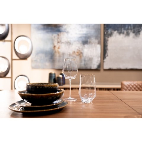 Kare Design KARE komplet 4 szklanek DIAMOND RIM 510 ml