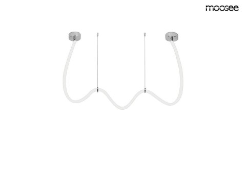 MOOSEE lampa wisząca LASSO 400 Smart srebrna