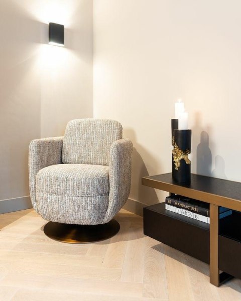 RICHMOND fotel obrotowy TURNER COCO beżowy