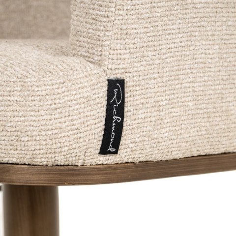 RICHMOND krzesło barowe CHEYENNE BISCOTTI obrotowe