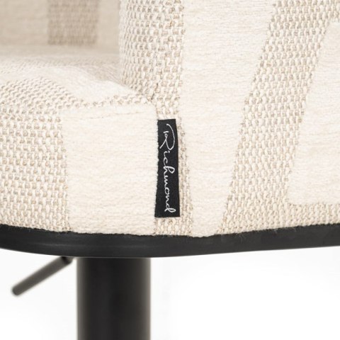 Richmond Interiors RICHMOND krzesło barowe CHEYENNE GRAFFIC obrotowe