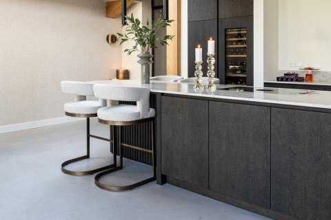 RICHMOND krzesło barowe ELLIS beżowe