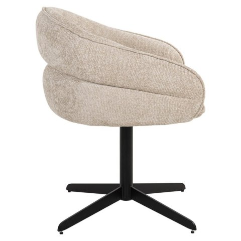 RICHMOND krzesło obrotowe ANGELINA beżowe