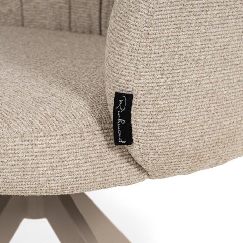 RICHMOND krzesło obrotowe OLIVIA beżowe