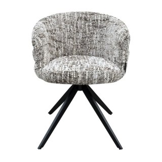 RICHMOND krzesło obrotowe SERENITY brązowe - trudnopalne