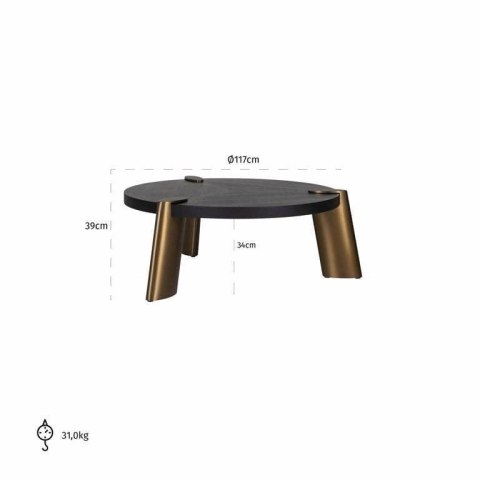 Richmond Interiors RICHMOND stolik kawowy BRODY 100