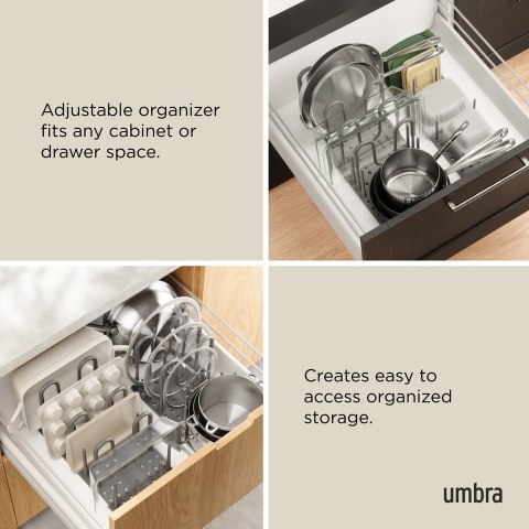 Umbra UMBRA organizer na naczynia PEGGY