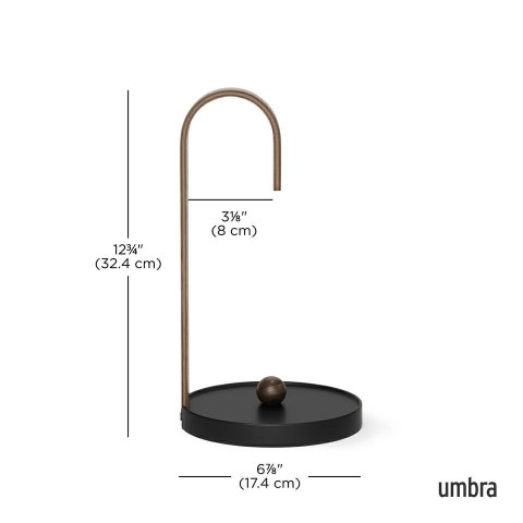 Umbra UMBRA stojak na ręcznik papierowy BELLWOOD czarny/orzech