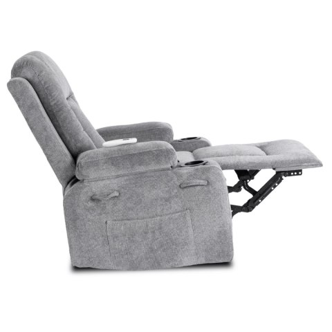 Fotel Rozkładany Masujący BOX 2 Ciemnoszary