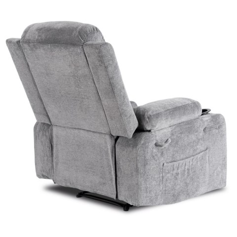 Fotel Rozkładany Masujący BOX 2 Ciemnoszary