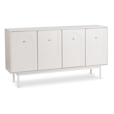 Komoda do Salonu MARLEN 155 cm Kaszmir Czterodrzwiowa Nowoczesna