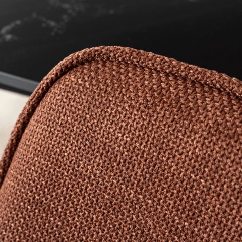 Krzesło Tapicerowane do Jadalni EDRICK Rude Nowoczesne Loft