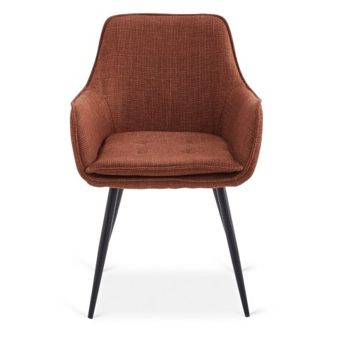 Krzesło Tapicerowane do Jadalni EDRICK Rude Nowoczesne Loft