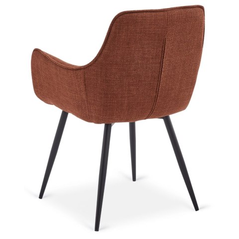 Krzesło Tapicerowane do Jadalni EDRICK Rude Nowoczesne Loft