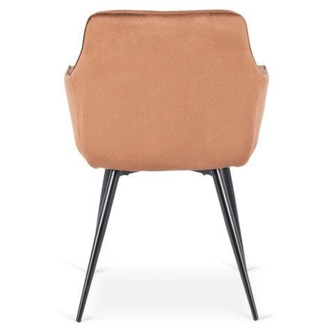 Krzesło MODESTO Rude Welurowe