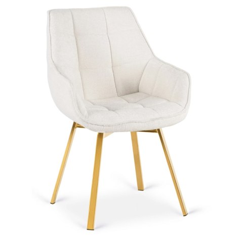 Krzesło Obrotowe MIA Beżowe Boucle