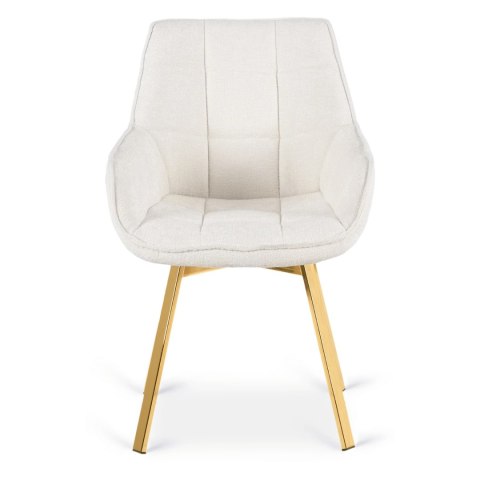 Krzesło Obrotowe MIA Beżowe Boucle