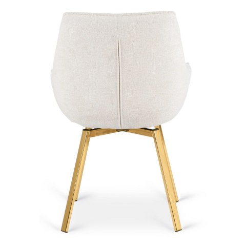 Krzesło Obrotowe MIA Beżowe Boucle