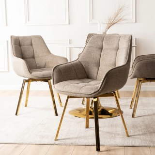 Krzesło Obrotowe MIA Beżowe