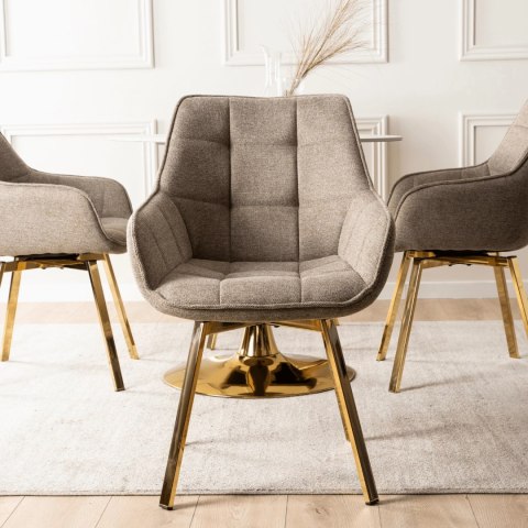 Krzesło Obrotowe MIA Beżowe