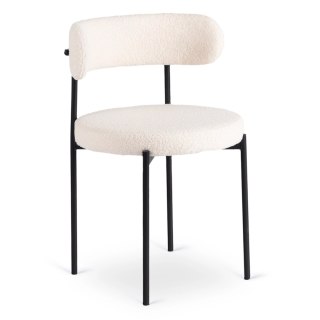 Krzesło TULSA Kremowe Boucle