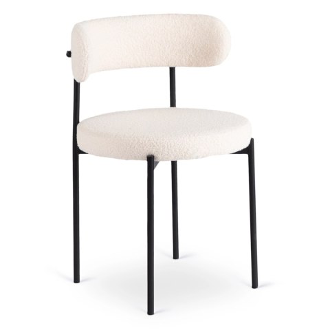 Krzesło TULSA Kremowe Boucle