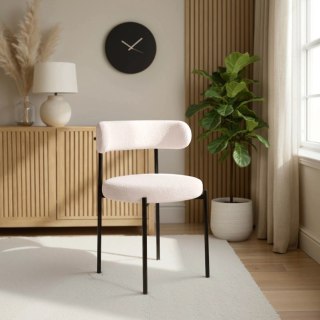 Krzesło TULSA Kremowe Boucle