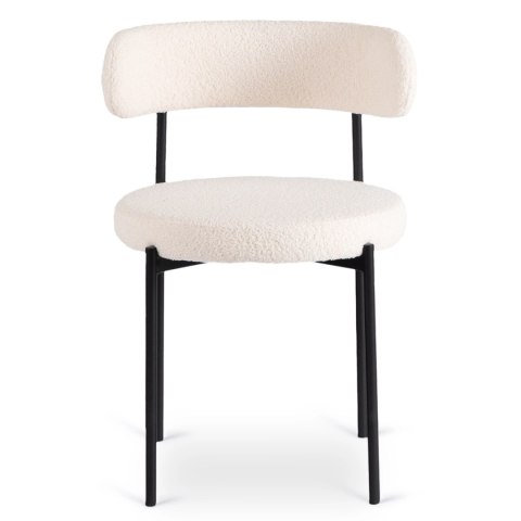 Krzesło TULSA Kremowe Boucle