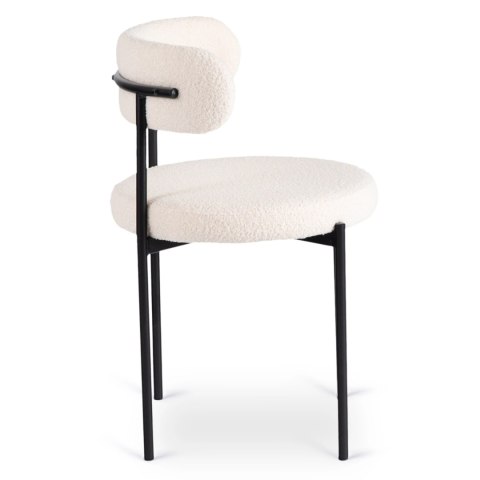 Krzesło TULSA Kremowe Boucle