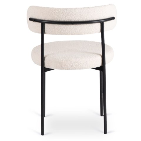 Krzesło TULSA Kremowe Boucle