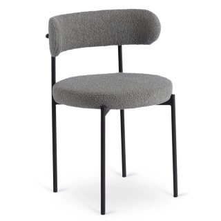 Krzesło TULSA Szare Boucle