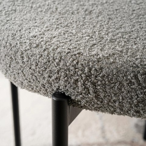 Krzesło TULSA Szare Boucle