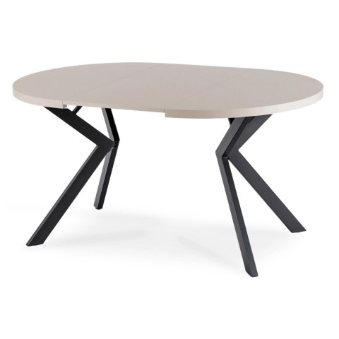 Stół LUKAS Rozkładany 100-250 cm Kaszmir/Czarny