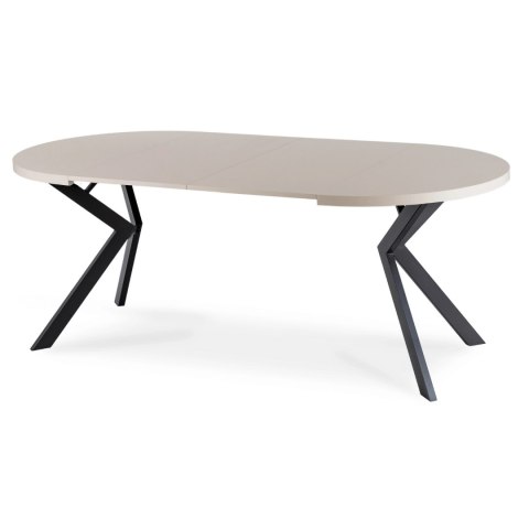 Stół LUKAS Rozkładany 100-250 cm Kaszmir/Czarny