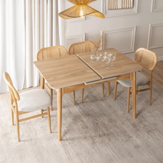 Stół SAMER Rozkładany Ceramiczny 138-178 cm Dąb