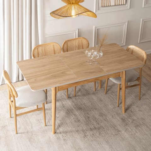 Stół SAMER Rozkładany Ceramiczny 138-178 cm Dąb