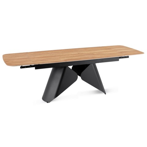 Stół VERONA Ceramiczny Rozkładany 160-240 cm Dąb/Czarny