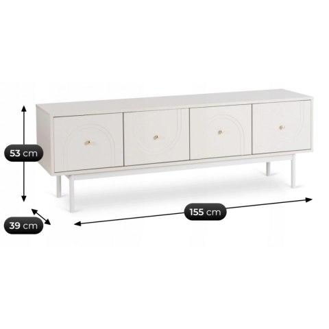 Szafka RTV MARLEN 155 cm Kaszmir