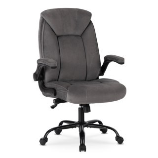 Fotel Obrotowy COMFORT Szary Welurowy