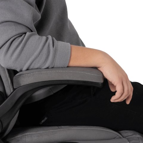 Fotel Biurowy COMFORT Obrotowy Szary Nowoczesny