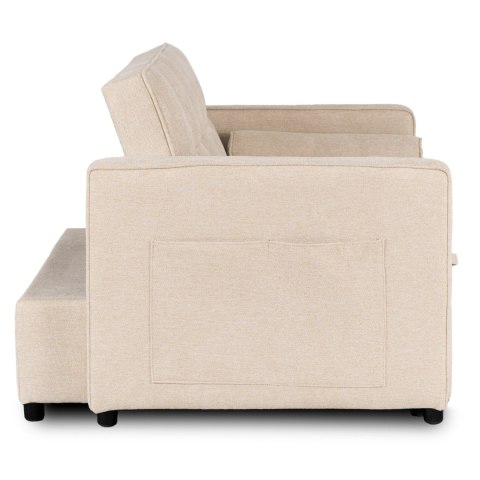 Fotel Rozkładany CORRA do Spania Beżowy