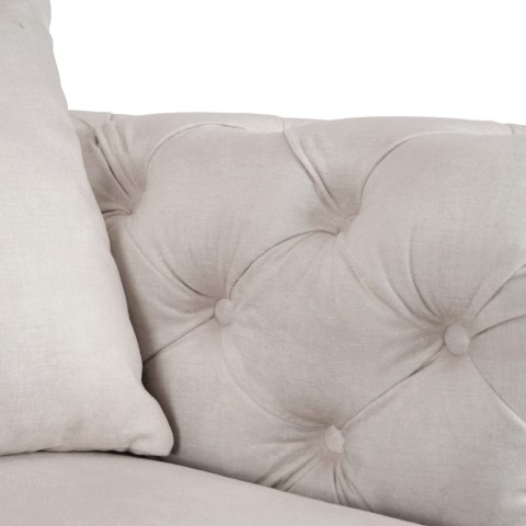 Fotel Wypoczynkowy SORRENTO 1S Kremowy Welurowy Nowoczesny Glamour