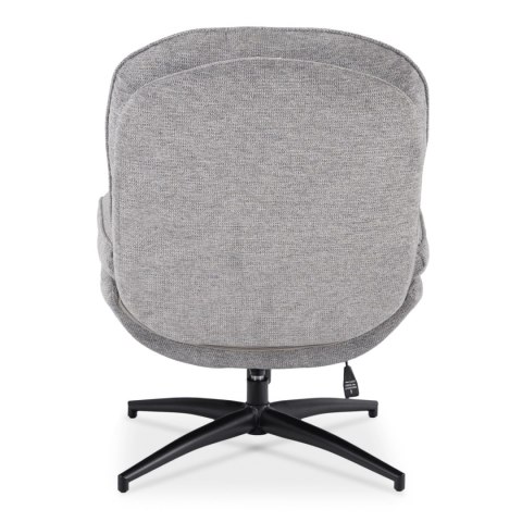 Fotel Wypoczynkowy Obrotowy MESA do Salonu Szary Nowoczesny