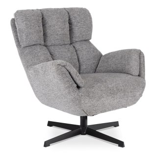 Fotel Wypoczynkowy Obrotowy REAL Szary