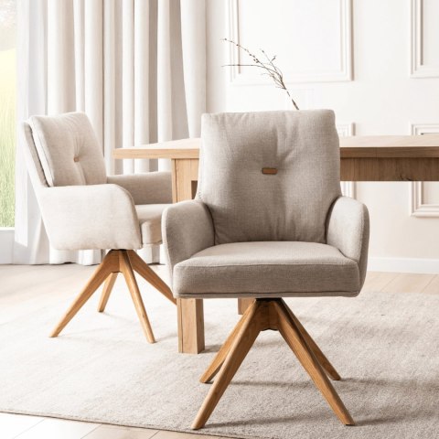 Krzesło Obrotowe BIANCO Beżowe