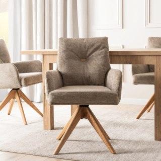 Krzesło Obrotowe BIANCO Brązowe