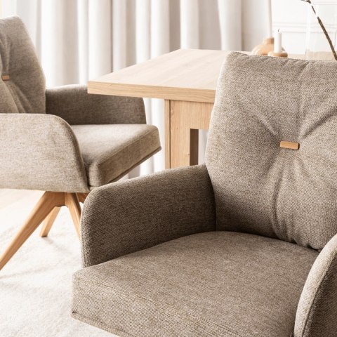 Krzesło Obrotowe BIANCO Brązowe