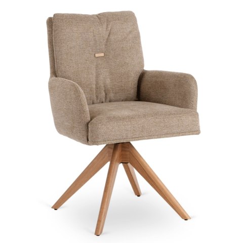 Krzesło Obrotowe BIANCO Brązowe