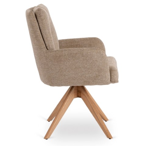 Krzesło Obrotowe BIANCO Brązowe